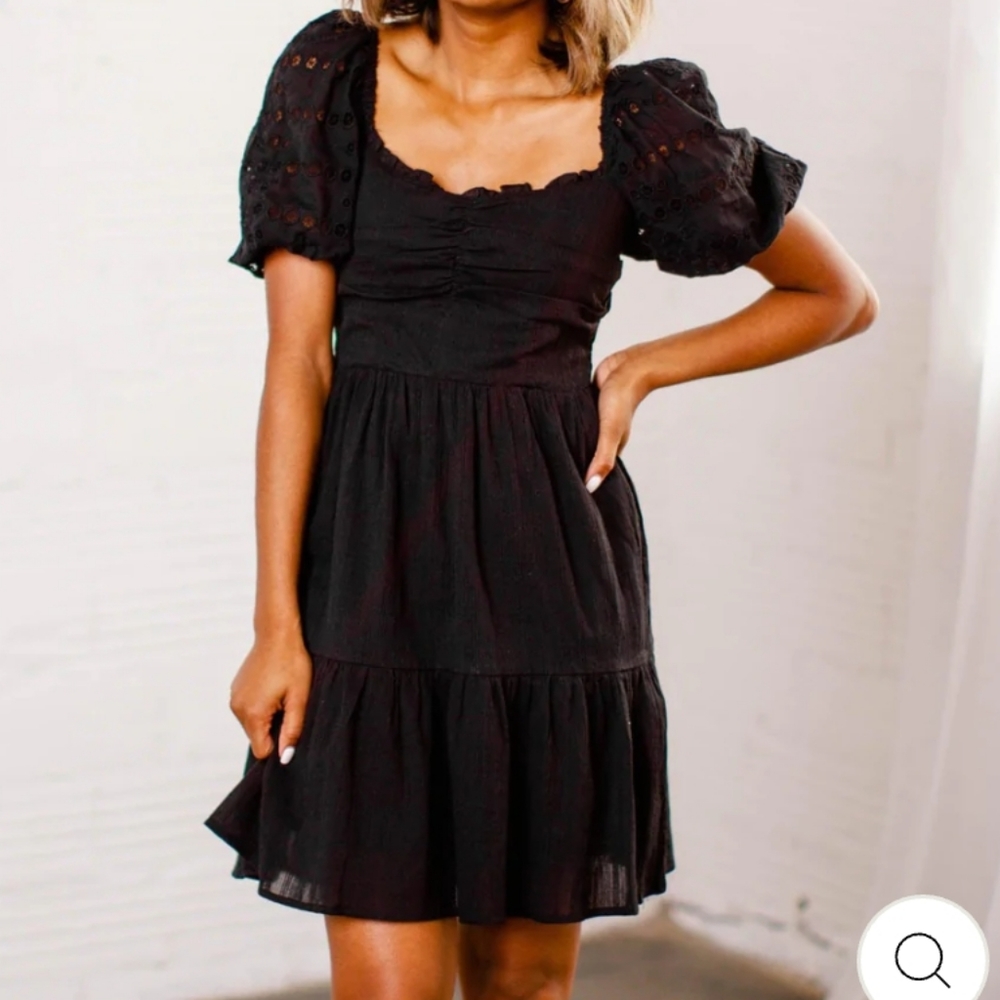 NWT Revolve Heartloom Black Cella Dress